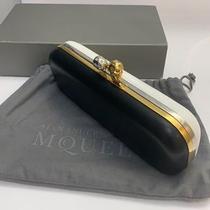 Alexander McQueen Leather Duster Clutch